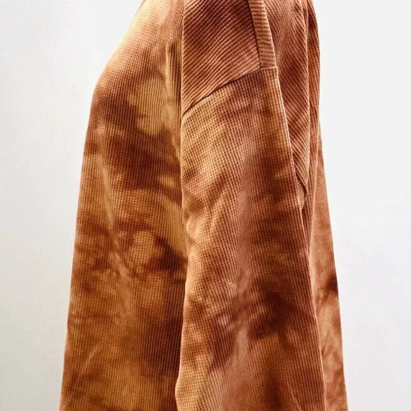 NWT SONOMA Women Long Sleeve Pull Over Crew Neck Brown Casual Shirt - Picture 10 of 11